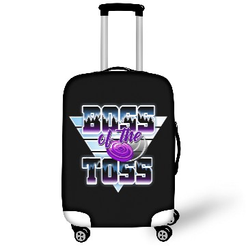 Discover Disc Golf Boss Toss Funny Frisbee Vintage Luggage Covers
