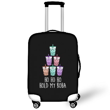 Discover Boba Tea Fun Christmas Cute Kawaii Bubble Milk Luggage Covers
