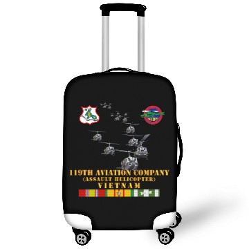 Discover Army 119th Aviation Company Assault Helicopter w S Luggage Covers