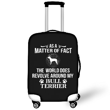 Discover Bull Terrier Owner Dog Puppy Love Fun Cool Gift Luggage Covers