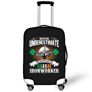 Discover Never Underestimate Power Of An Irish Ironworker Luggage Covers