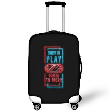 Discover Vintage Neon Art Colorful Dj Luggage Covers