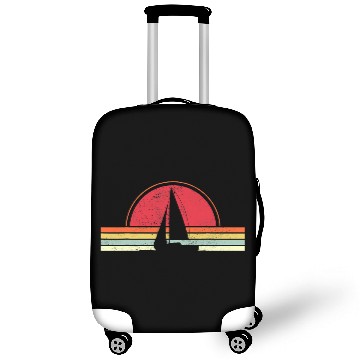 Discover Sailing Vintage Retro Sailboat Boating Boat Sailor Luggage Covers