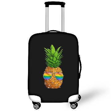 Discover Funny Pineapple LGBT Rainbow Gay Pride Luggage Covers