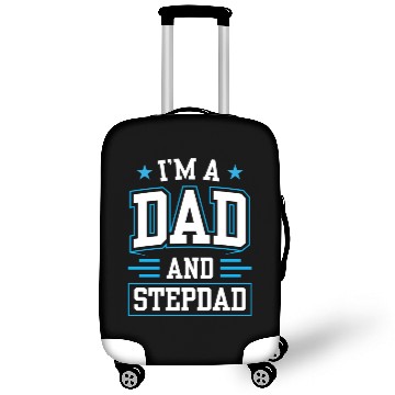 Discover I'm A Dad And Stepdad Stepfather Step Dad Sayings Luggage Covers