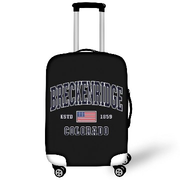 Discover USA FLAG Stars Stripes Breckenridge Colorado Luggage Covers