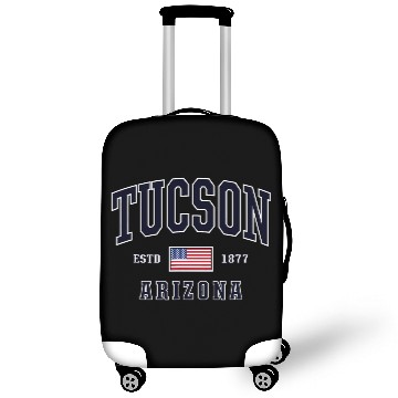 Discover USA FLAG Stars Stripes Tucson Arizonna Luggage Covers