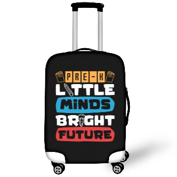 Discover Preschool Kids Back to School Little Minds Bright Luggage Covers