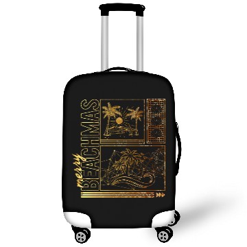 Discover Coastal Beach Christmas In July Luggage Covers, Merry