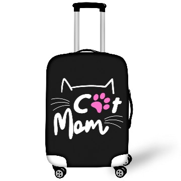 Discover Best Cat Mom Ever with Paw for Mother Luggage Covers