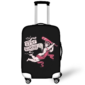 Discover Stay Single Aesthetic Y2k Anti Valentines Cupid Luggage Covers