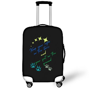 Discover Keep Your Eyes On Stars And Your Feet On Ground Luggage Covers