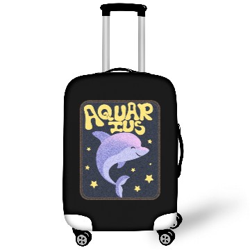 Discover Aquarius Sign Animal Luggage Covers
