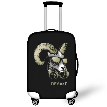 Discover The Goat Bling Cool and Funny Music Animal with Luggage Covers