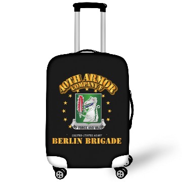 Discover Army Company F 40th Armor Berlin Brigade Luggage Covers