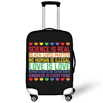 Discover LBGT Flag Gay Pride Human Science is Real Luggage Covers