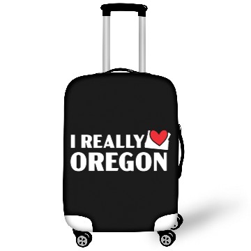 Discover I Really Love Oregon USA America Oregonians Luggage Covers