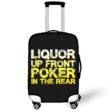 Discover Liquor Up Front, Poker In The Rear Luggage Covers