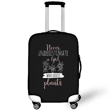 Discover Never Underestimate A Girl Who Loves Plants Cute P Luggage Covers