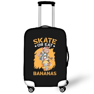 Discover Skate Or Eat Bananas Chimpanzee Monkey Skater Luggage Covers