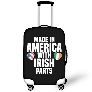 Discover MADE IN AMERICA WITH IRISH PARTS Luggage Covers