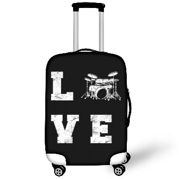 Discover Love Percussion Drums Funny Drummer Band Music Dru Luggage Covers