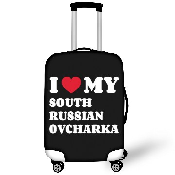 Discover I Love My South Russian Ovcharka Luggage Covers