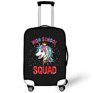 Discover High School Squad Unicorn Girls Back To School Luggage Covers