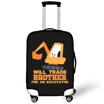 Discover Will Trade Brother for Excavator | Toddler Boy Luggage Covers