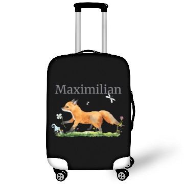 Discover Waldtier Reh Hase Hedgehog Flowers Name Maximilian Luggage Covers