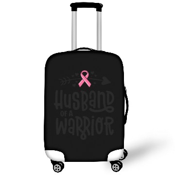 Discover Husband Of A Warrior Breast Cancer Awareness Luggage Covers