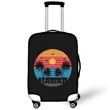 Discover Retro Vintage Sunset Surfing Style Hawaii Luggage Covers