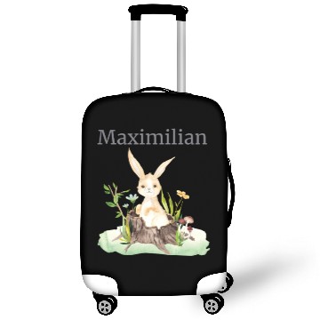 Discover Waldtier Reh Hase Hedgehog Flowers Name Maximilian Luggage Covers