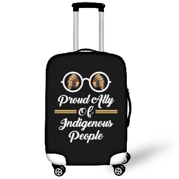 Discover Proud Ally Of Indigenous People Luggage Covers