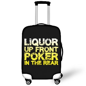 Discover Liquor Up Front, Poker In The Rear Luggage Covers
