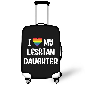 Discover I Love My Lesbian Daughter Supportive Mom Dad Luggage Covers