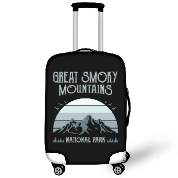 Discover Great Smoky Mountains Vintage National Park Luggage Covers
