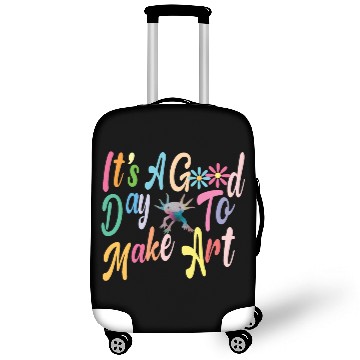 Discover Art Teacher Gift, It's A Good Day To Make Art, Luggage Covers