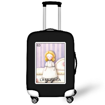 Discover La Muneca The Doll Card Mexican Lottery Muneca Luggage Covers