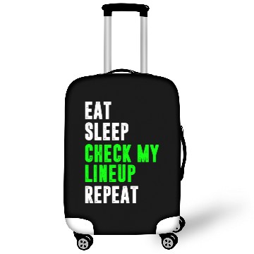 Discover Eat sleep check my lineup repeat fantasy football Luggage Covers