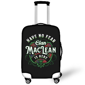 Discover Funny Scottish Clan MacLean Tartan Have No Fear Luggage Covers