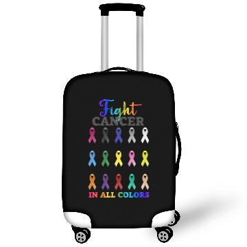Discover Cancer Sucks In Every Color Fighter Fight Support Luggage Covers