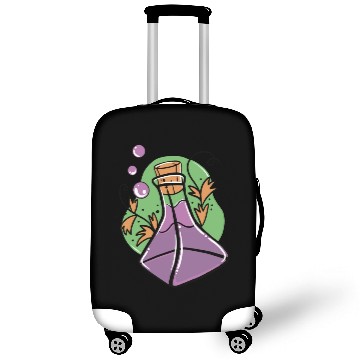 Discover A glass of purple poison with Fall leaves Luggage Covers