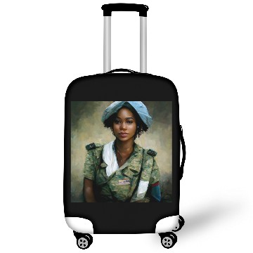 Discover Beautiful US army combat medic painting Luggage Covers