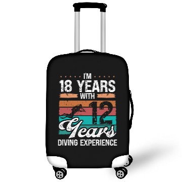 Discover 30 Birthday Idea Scuba Diving 30 Year Old Diver Luggage Covers
