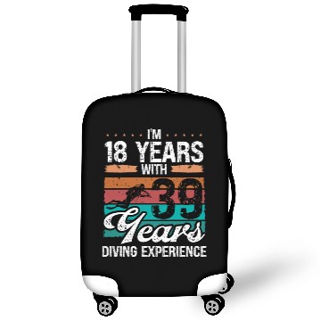 Discover 57 Birthday Idea Scuba Diving 57 Year Old Diver Luggage Covers