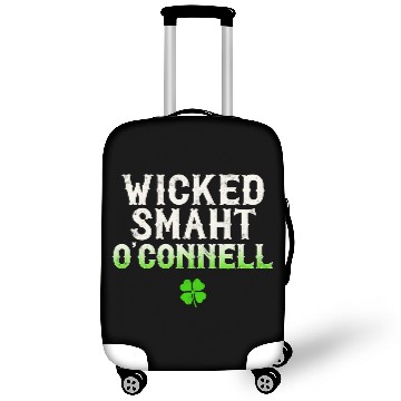 Discover Wicked Smaht O'Connell Clan Boston Irish Slang Luggage Covers