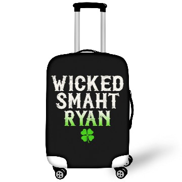 Discover Wicked Smaht Ryan Clan Boston Irish Slang Luggage Covers