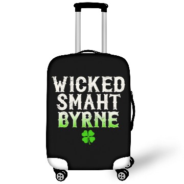 Discover Wicked Smaht Byrne Clan Boston Irish Slang Luggage Covers