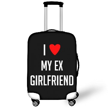 Discover I LOVE MY EX GIRLFRIEND HEART TRENDY Luggage Covers